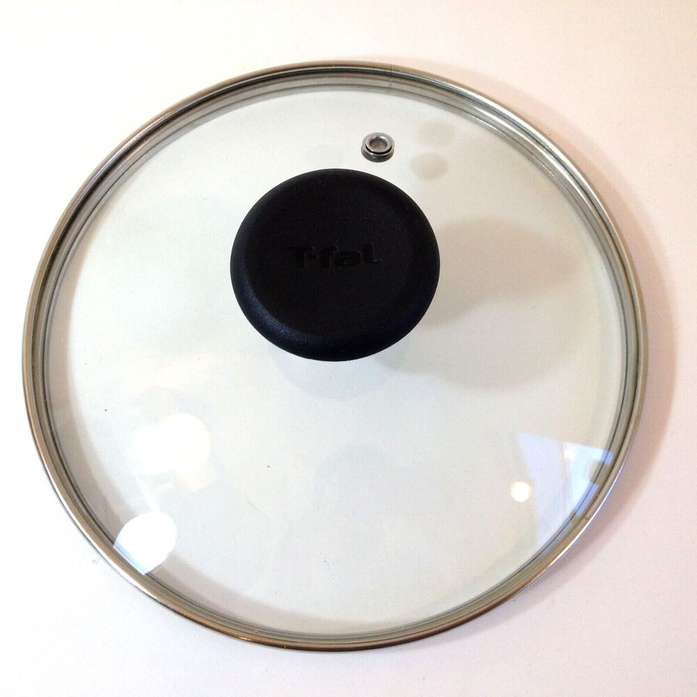 T-FAL Glass Replacement Lid with Steam Vent 7" Sauce Pan Cover Sturdy Knob